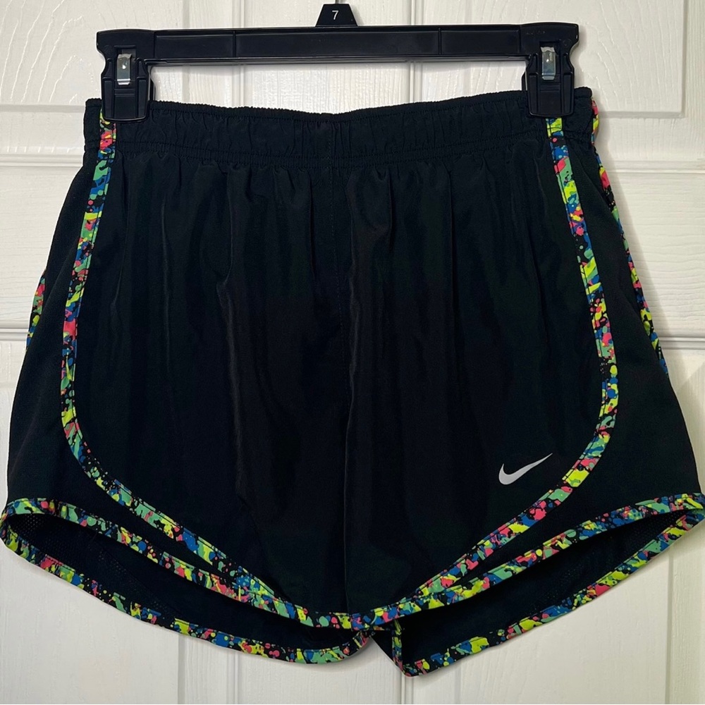 Nike Dri-FIT Shorts with Rainbow Camo Trim | Small NWOT